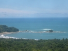 dominical real estate, ocean view house for sale, bay view home, huge extra building pad, b&b location, close to beaches and shopping, incredible views, dominicalito, escalares homes for sale 